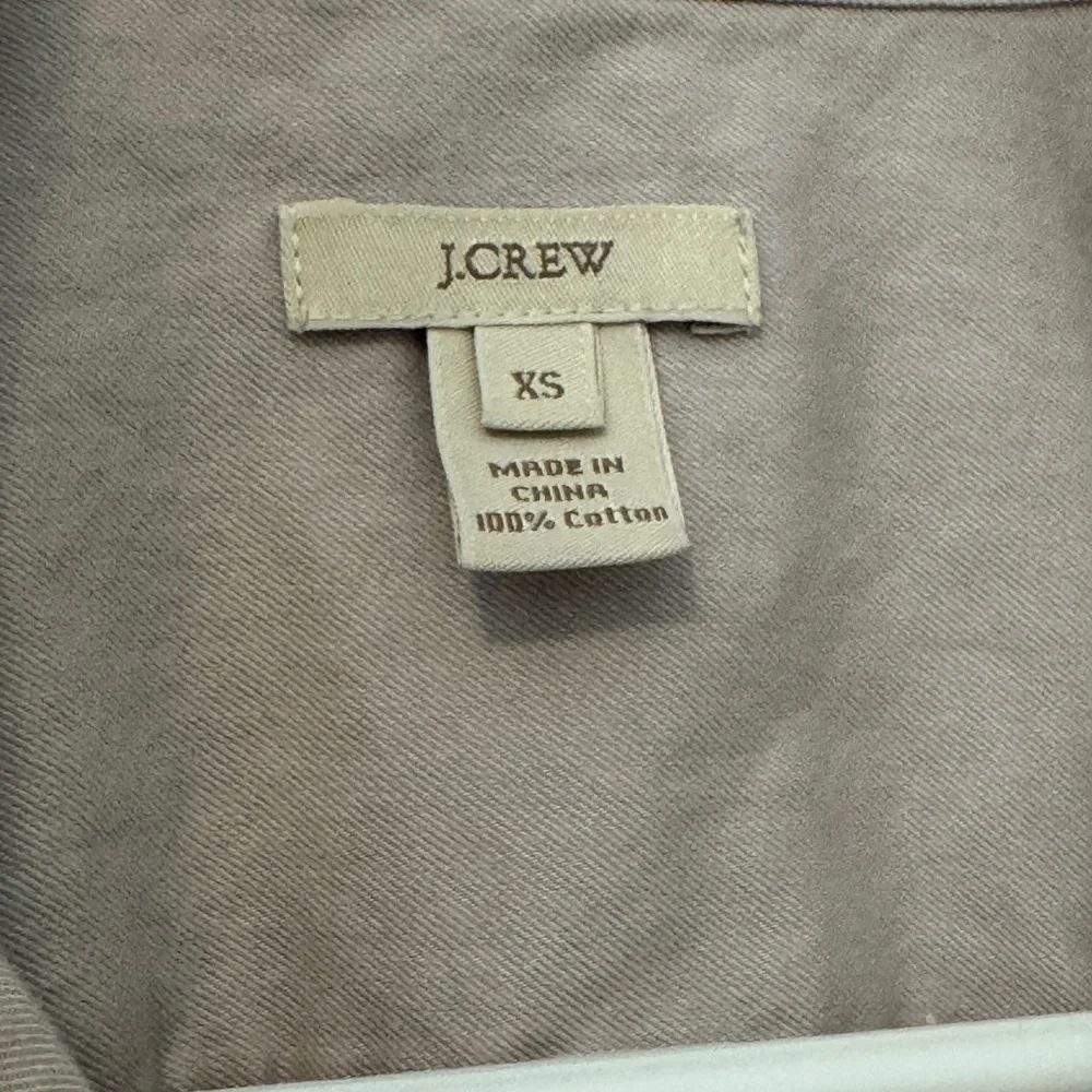 J. Crew Taupe Cotton Shirt